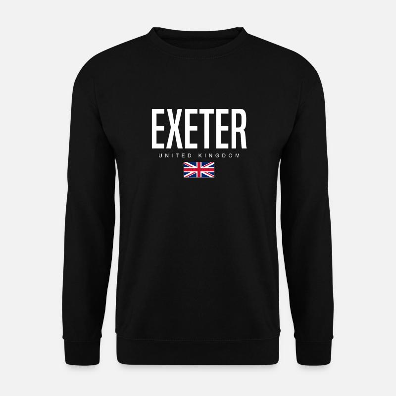 Exeter, United Kingdom - Unisex Sweatshirt - black