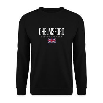 Chelmsford Vereinigtes Königreich - Unisex Pullover - Schwarz - Vorne - Alina (178cm) & Michal (187cm)
