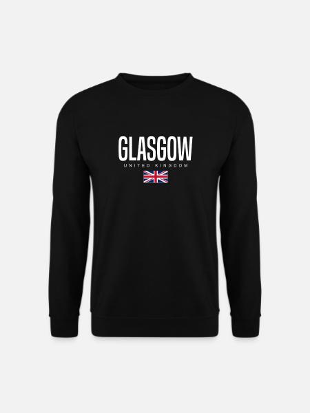 Glasgow, Royaume-Uni - Sweat-shirt Unisexe - noir