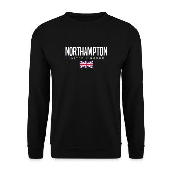 Northampton Vereinigtes Königreich - Unisex Pullover - Schwarz - Vorne - Alina (178cm) & Michal (187cm)