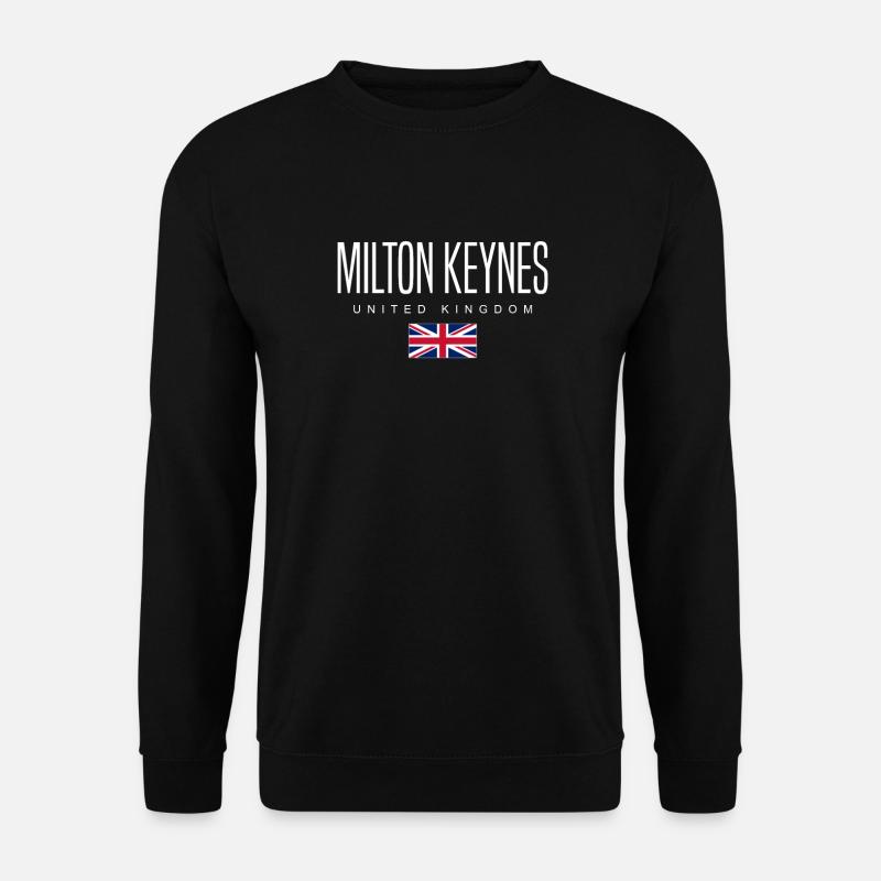 Milton Keynes, Royaume-Uni - Sweat-shirt Unisexe - noir