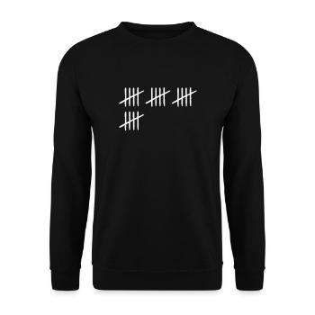 Counters 20 years old 20th birthday - Unisex Sweatshirt - black - Front - Alina (178cm) & Michal (187cm)