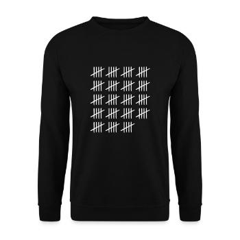 Counters 95 years old 95th birthday - Unisex Sweatshirt - black - Front - Alina (178cm) & Michal (187cm)