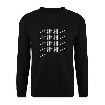 Counters 85 years old 85th birthday - Unisex Sweatshirt - black - Front - Alina (178cm) & Michal (187cm)