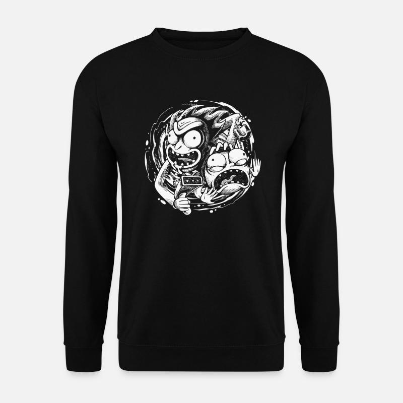 Rick And Morty Reisen In Andere Dimensionen - Unisex Pullover - Schwarz