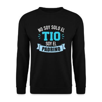 Godfather - Unisex Sweatshirt - black - Front - Alina (178cm) & Michal (187cm)