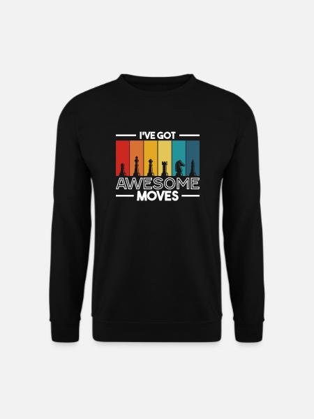 Jeu d’échecs - P. - Sweat-shirt Unisexe - noir