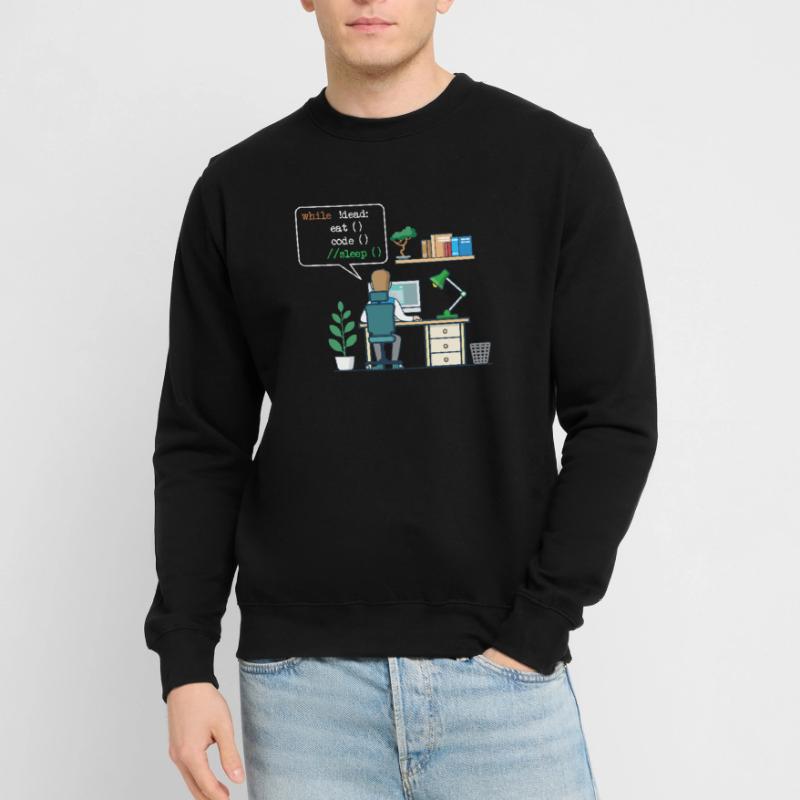 Eat Code Sleep | Funny Coder Programmierer Unisex Pullover