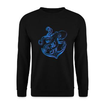Laissez la pieuvre libérer la mythologie grecque antique - Sweat-shirt Unisexe - noir - Devant - Alina (178cm) & Michal (187cm)