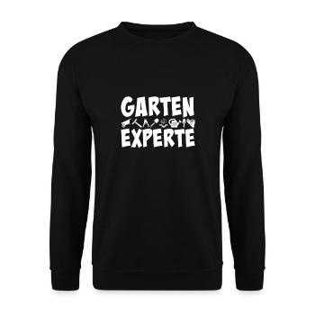 lustiges Gärtner Shirt - Geschenk für Gärtner - Unisex Pullover - Schwarz - Vorne - Alina (178cm) & Michal (187cm)