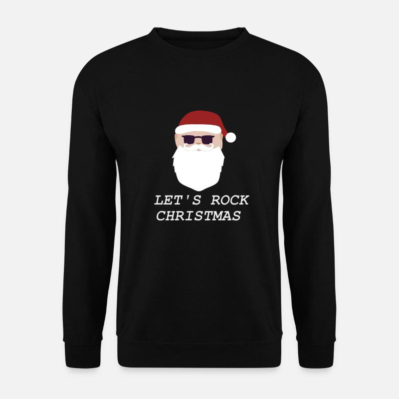 Santa rocks - Unisex Pullover - Schwarz