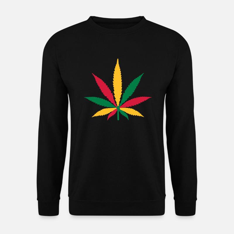 Marihuana Reggae - Unisex Pullover - Schwarz