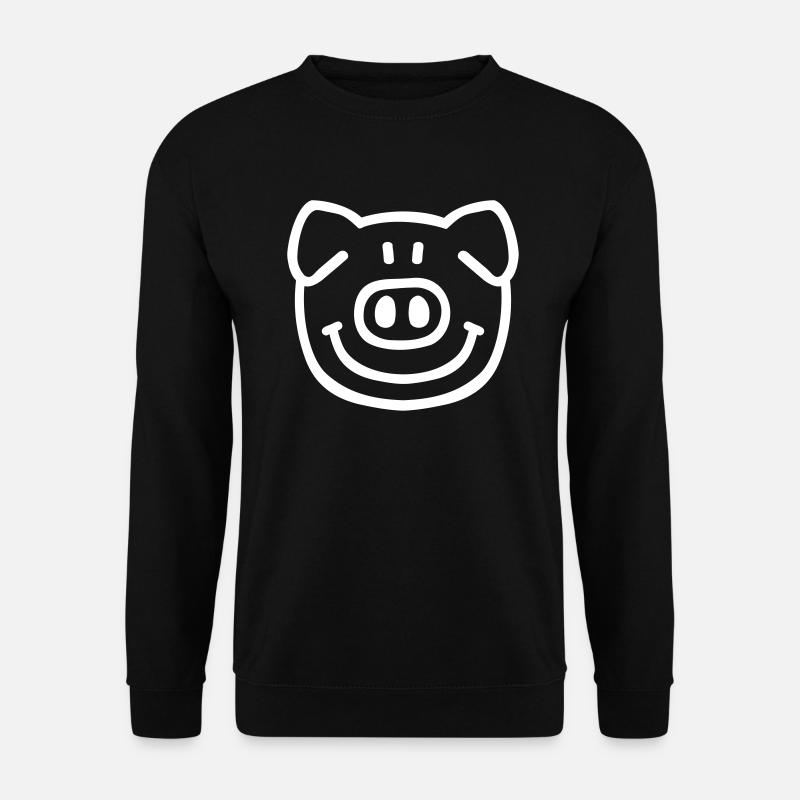 Schwein - Unisex Pullover - Schwarz
