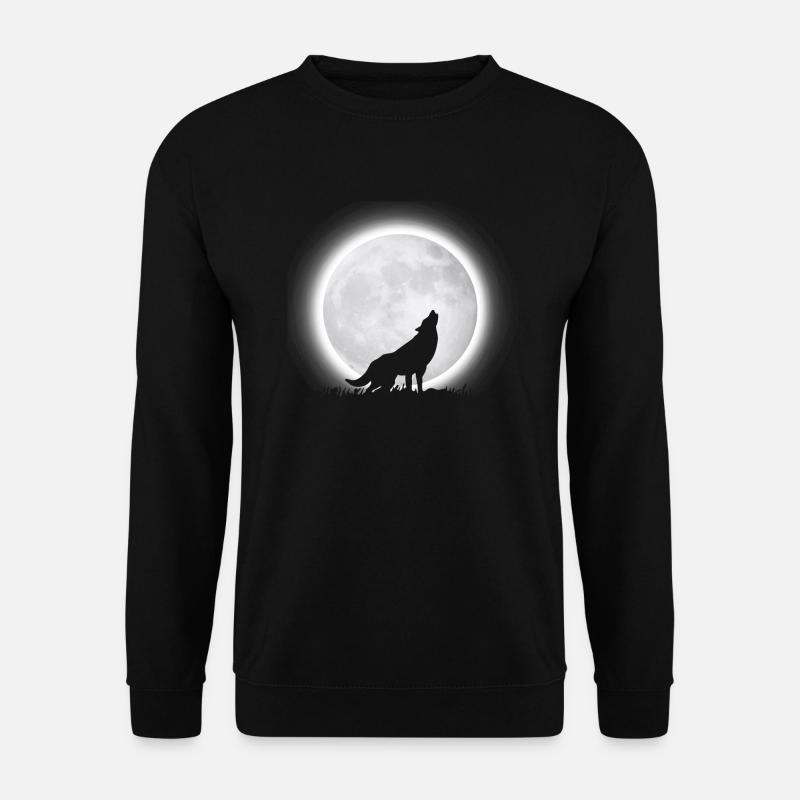 Wolf Moon - Unisex Sweatshirt - black