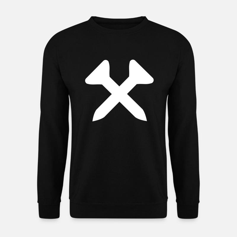 Golf tee - Unisex Pullover - Schwarz