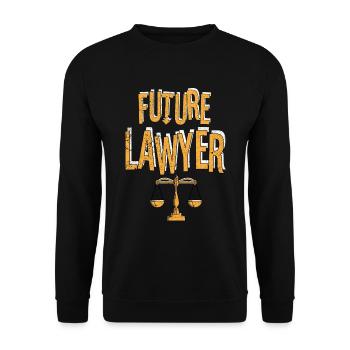 Avocat Avocat Law Judge Law Gift 29 - Sweat-shirt Unisexe - noir - Devant - Alina (178cm) & Michal (187cm)