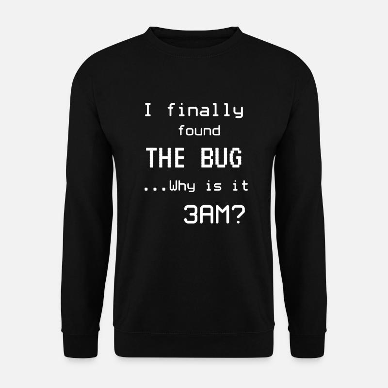 Programmierer Meme Informatiker Nerd - Unisex Pullover - Schwarz