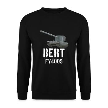 FV4005 BERT Panzer Jagdpanzer Game Gaming - Unisex Sweatshirt - black - Front - Alina (178cm) & Michal (187cm)