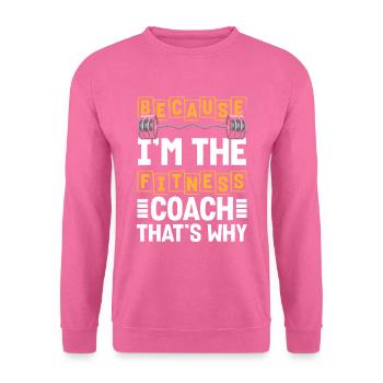 Gym Bench Press Training - Unisex Sweatshirt - pink - Front
