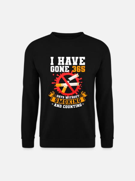 Cigarette smoking addiction - Unisex Sweatshirt - black