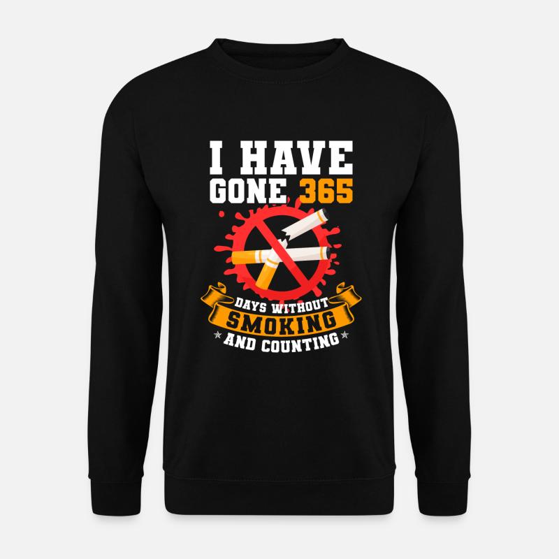 Cigarette smoking addiction - Unisex Sweatshirt - black