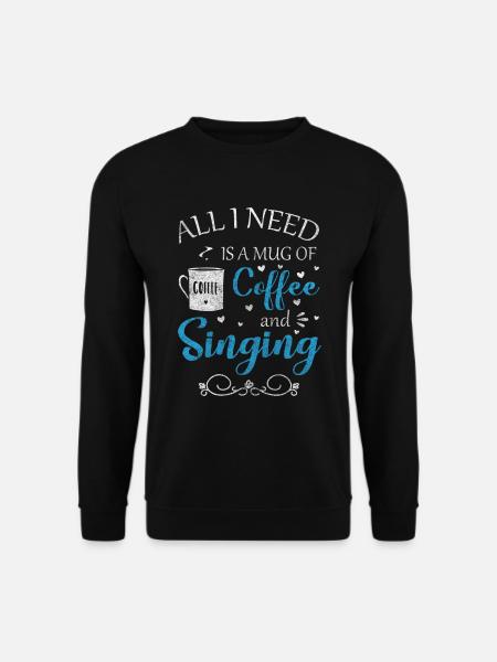 Music, Melody, Voice, Microphone - Unisex Sweatshirt - black