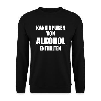 Männertag - Unisex Pullover - Schwarz - Vorne - Alina (178cm) & Michal (187cm)