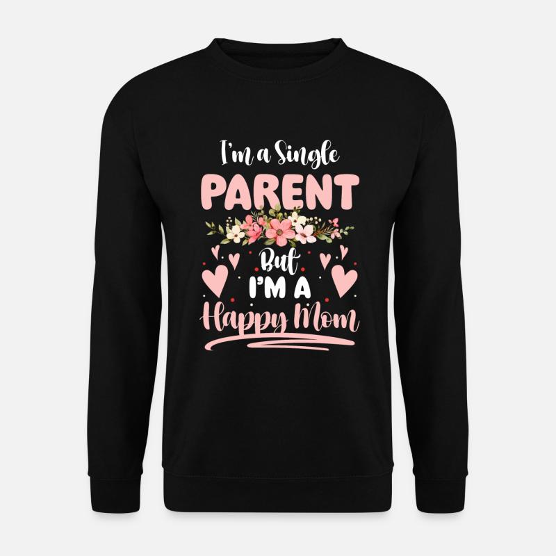 Elternteil Single - Unisex Pullover - Schwarz