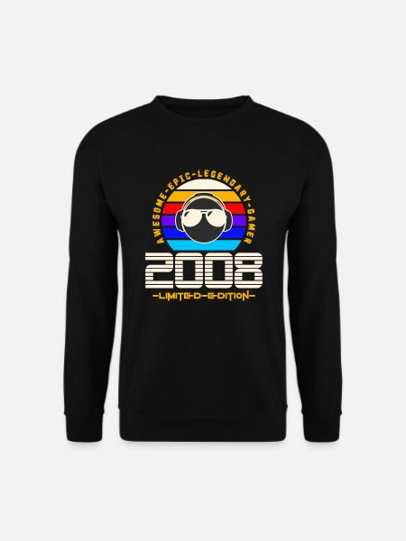 2008 - Unisex Pullover - Schwarz