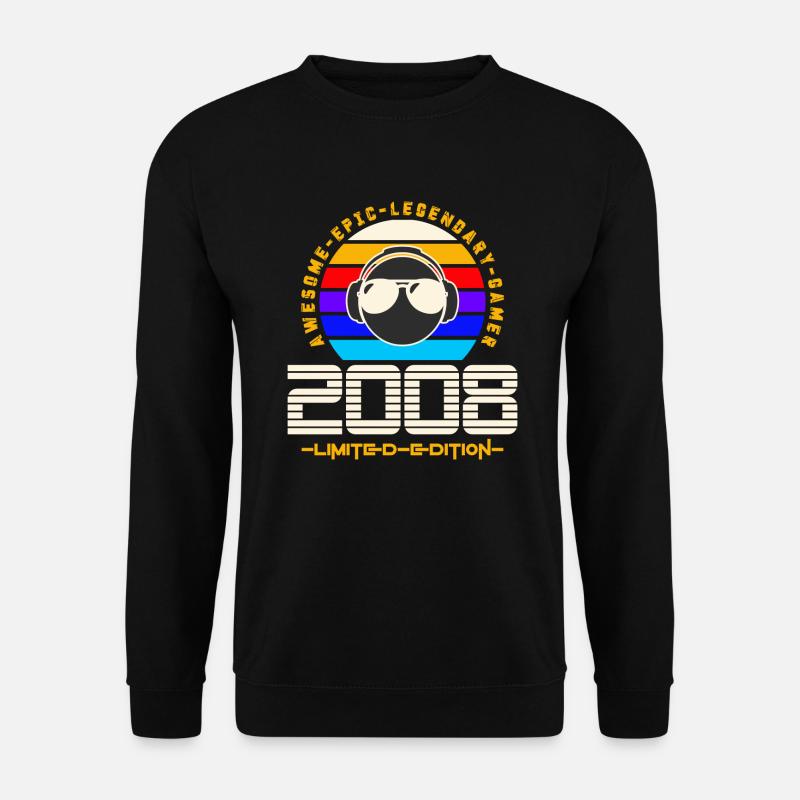 2008 - Sweat-shirt Unisexe - noir