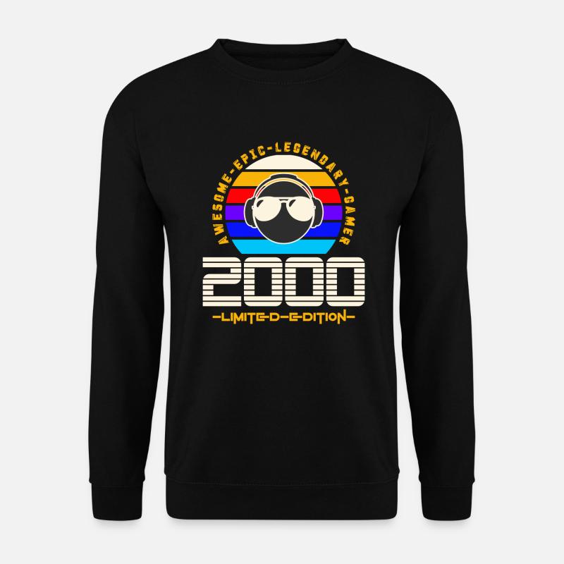 2000 - Unisex Pullover - Schwarz