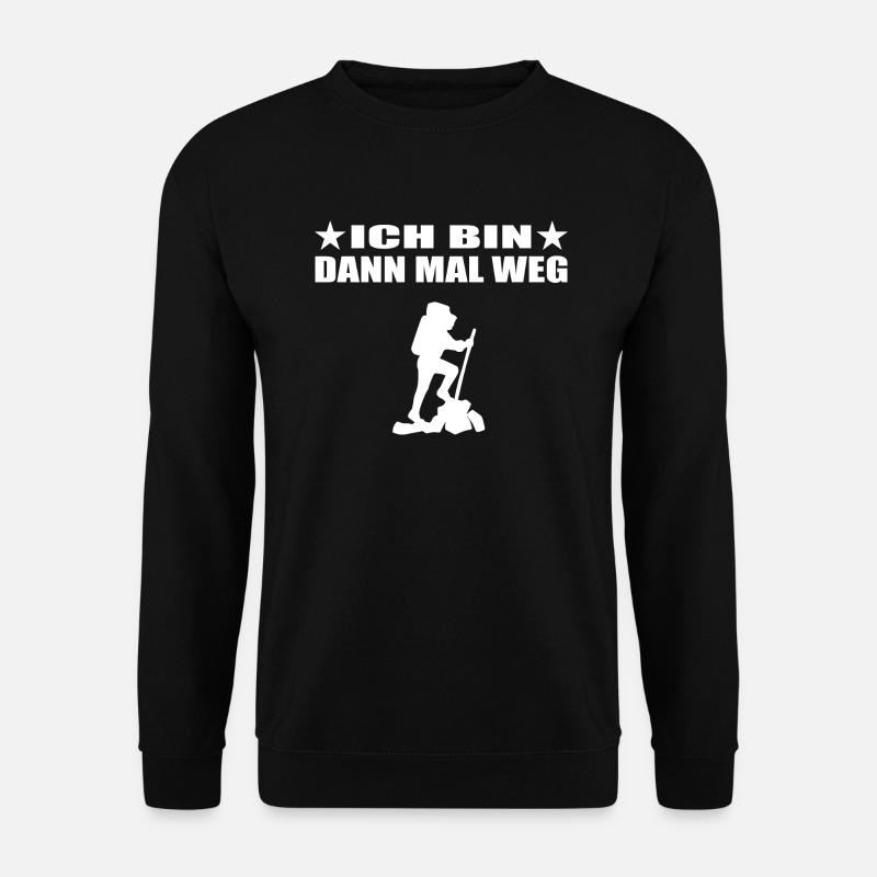 Wandern - Unisex Pullover - Schwarz