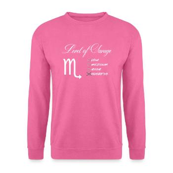 Sternzeichen Skorpion - Unisex Pullover - Pink - Vorne