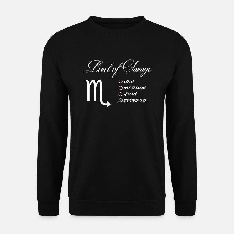 Sternzeichen Skorpion - Unisex Pullover - Schwarz