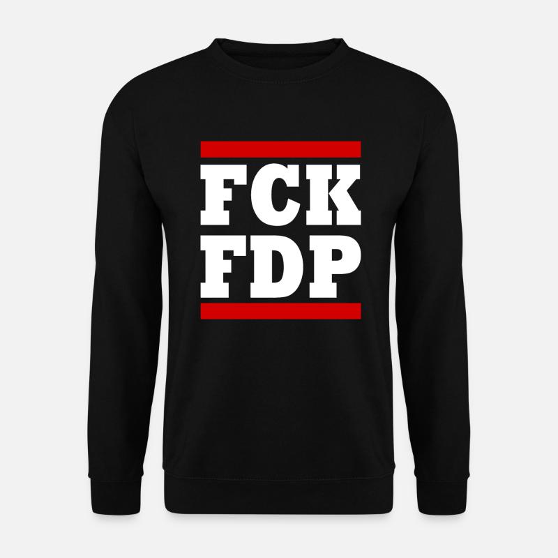 Fck fdp - Unisex Sweatshirt - black