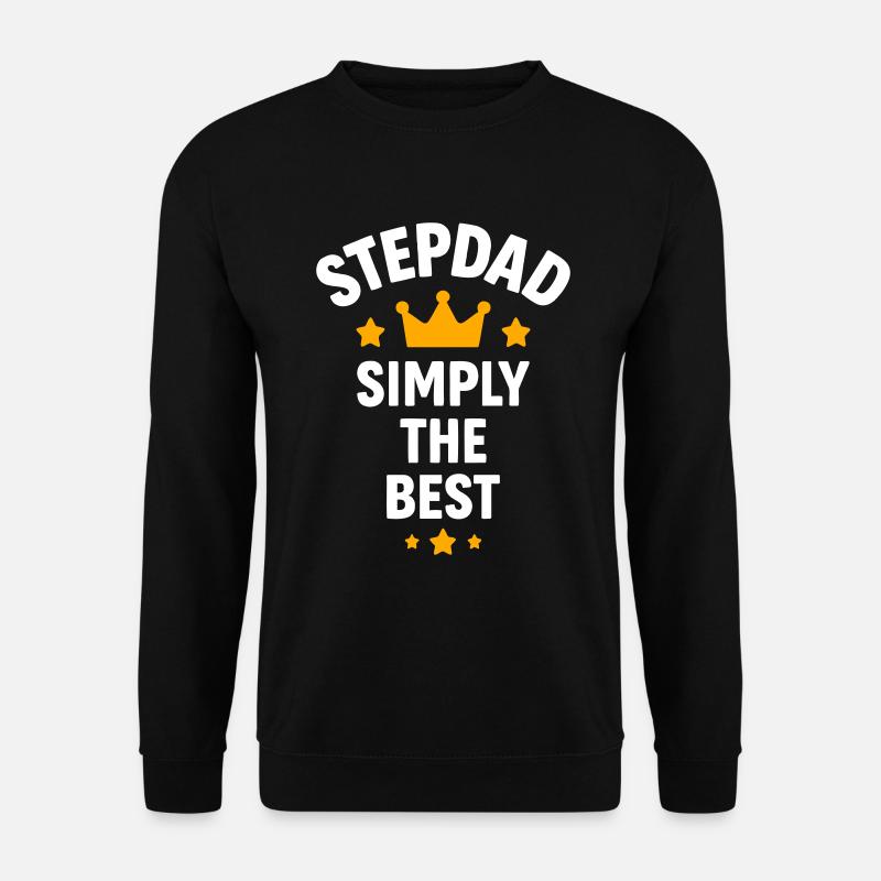 Stiefpapa einfach der Beste - Unisex Pullover - Schwarz