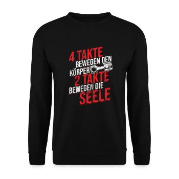 Tuning Auto - Unisex Pullover - Schwarz - Vorne - Alina (178cm) & Michal (187cm)