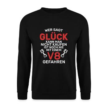 Auto Tuning Tuner - Unisex Pullover - Schwarz - Vorne - Alina (178cm) & Michal (187cm)