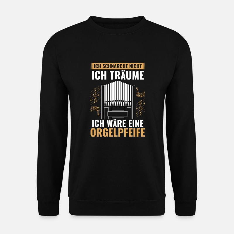 Organist Kirche Orgel - Unisex Pullover - Schwarz