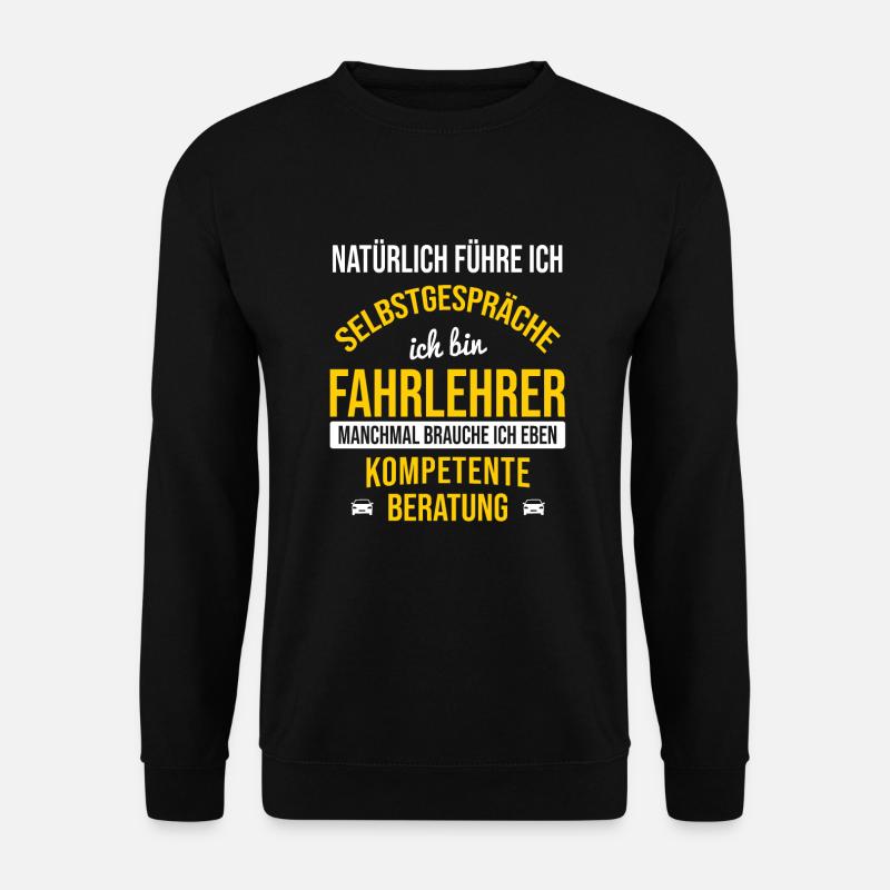 Fahrlehrer Führerschein - Unisex Pullover - Schwarz
