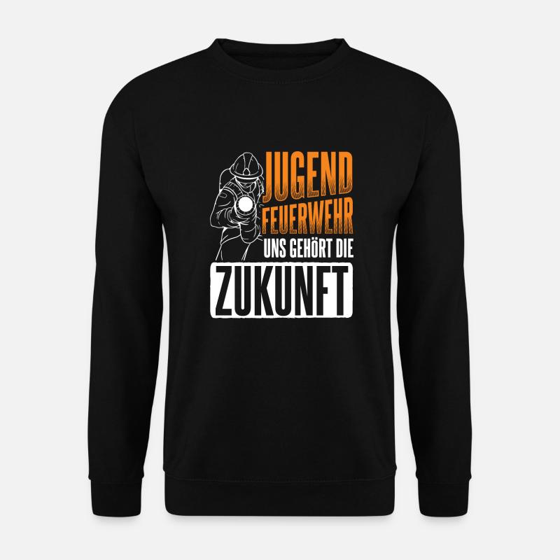 Feuerwehr Feuerwehrmann - Unisex Pullover - Schwarz