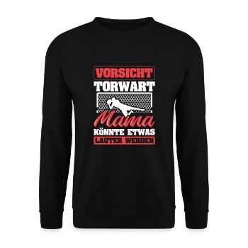 Torwart - Unisex Pullover - Schwarz - Vorne - Alina (178cm) & Michal (187cm)