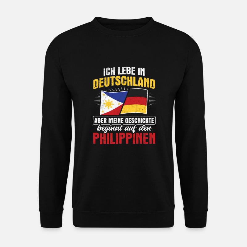 Philippinen Manila Philippinisch - Unisex Pullover - Schwarz