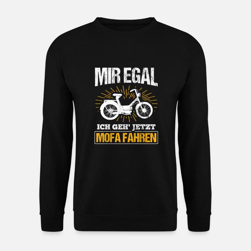 Mofa Moped - Unisex Pullover - Schwarz