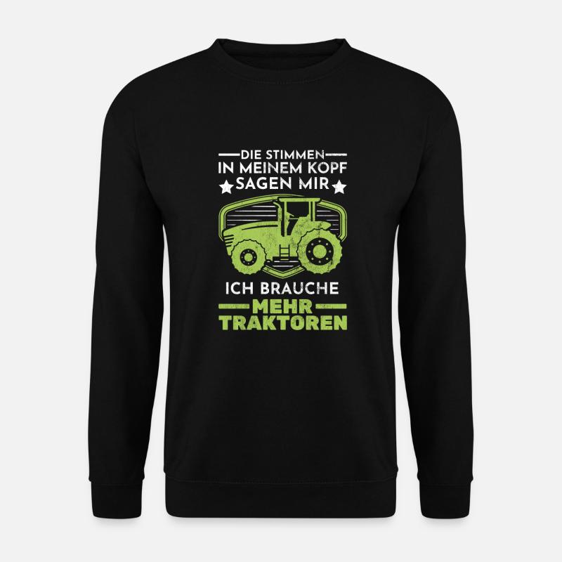 Traktor Landwirtschaft - Unisex Pullover - Schwarz