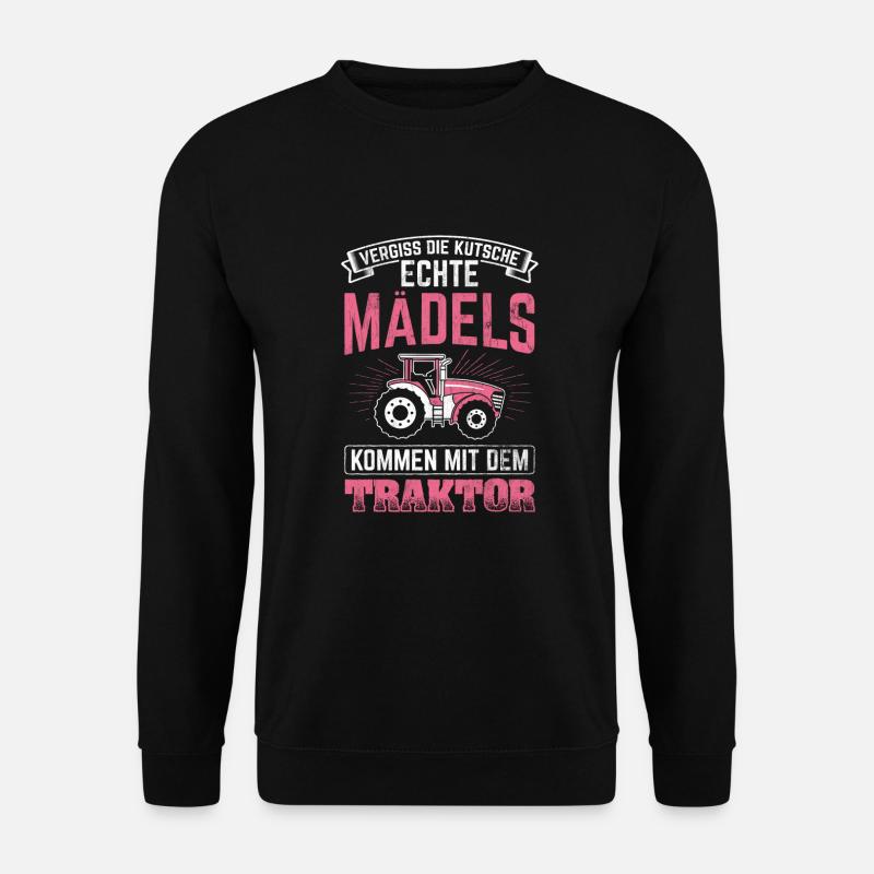 Bauer Traktor Landwirtschaft - Unisex Pullover - Schwarz