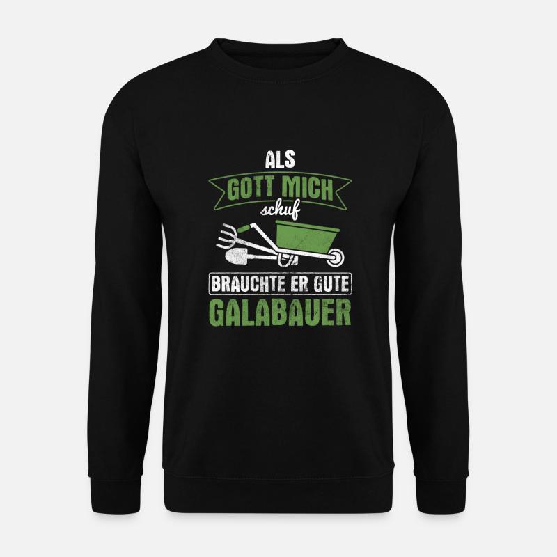 Galabau Garten Gärtner - Unisex Pullover - Schwarz