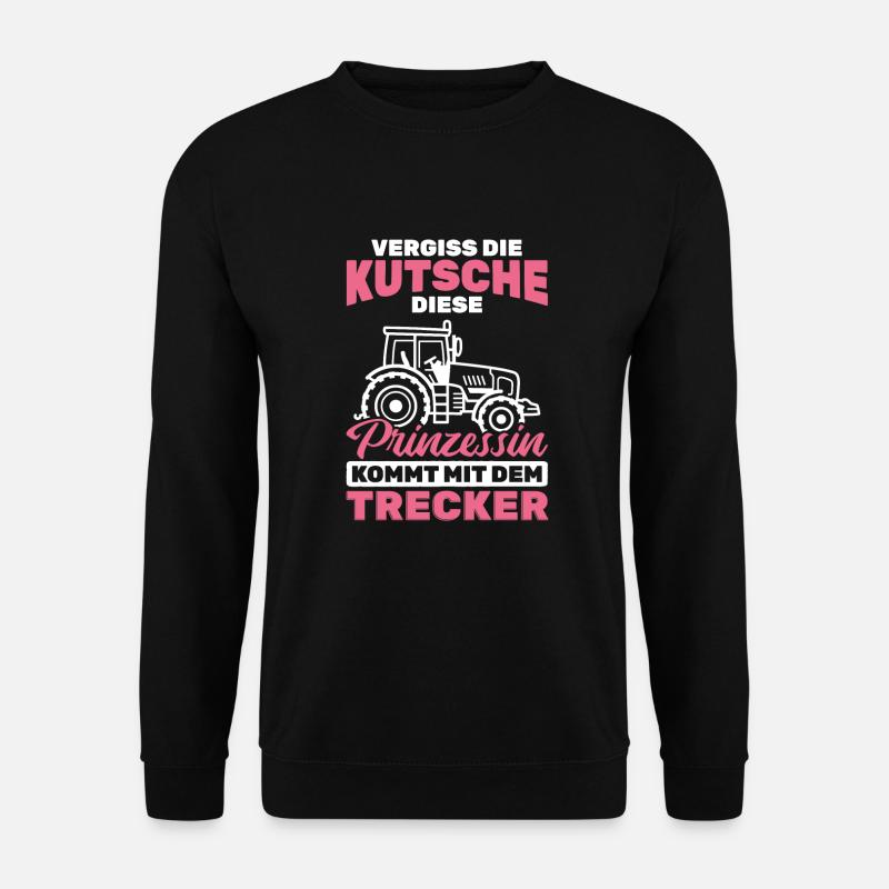 Traktor Bauer - Unisex Pullover - Schwarz