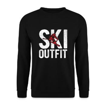 Ski Poison - Sweat-shirt Unisexe - noir - Devant - Alina (178cm) & Michal (187cm)