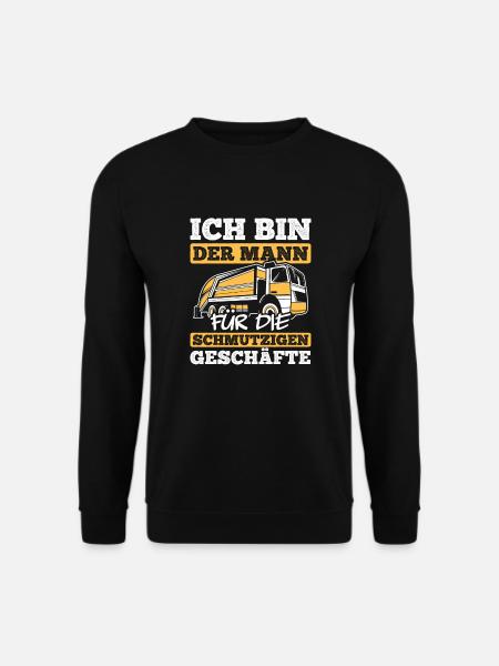 Müllmann Müllabfuhr - Unisex Pullover - Schwarz